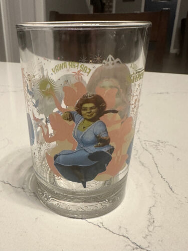 McDonald's 2007 Shrek the Third Glass Collector's Cup Fiona Dreamworks - Picture 3 of 5