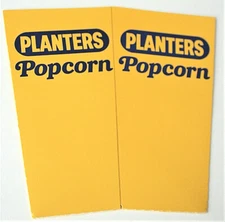 Rare 1980s Planters Popcorn Flat Box NOS Unused Mint