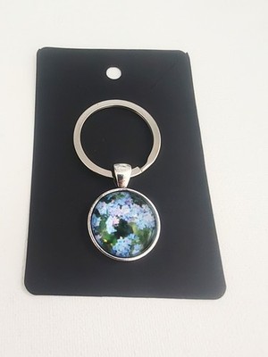 Vergissmeinnicht Schlüsselanhänger blaue Blume 