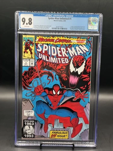 Spider-Man Unlimited #1 (Marvel Comics May 1993) CGC Graded 9.8 White Pages