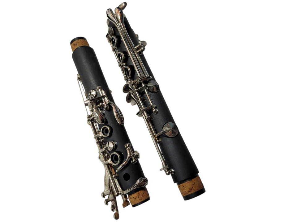 Clarinete compuesto Jean Paul con boquilla y estuche acolchado original Foto 3 de 4