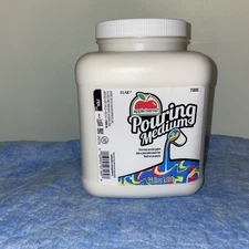 Apple Barrel Satin Finish Paint Pouring Medium - 7189E (Clear) 64 fl oz [G3F]