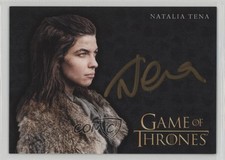 2024 Game of Thrones Legends the Realm Gold Natalia Tena as Osha Auto 0jr1