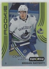 2019-20 Upper Deck Synergy Rookies Green 59/199 Brogan Rafferty #72 fv4