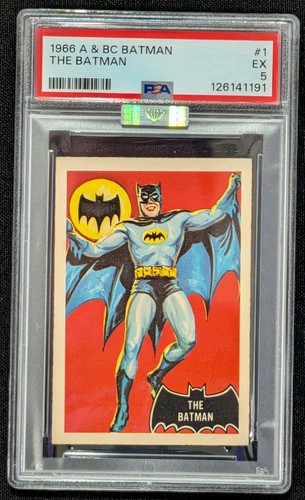 1966 A&BC Batman Black Bat #1 — PSA 5