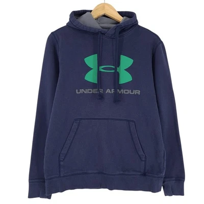 Under Armour Vintage Sweat à Capuche Homme Bleu Bi2 Taille M - Photo 1/4