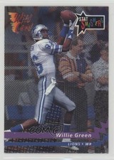 1993 Wild Card Stat Smashers Willie Green #CSS-102 0q3