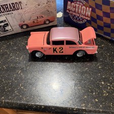 1956 Dale Earnhardt K2 K-2 Ford Victoria ALL PINK 1st Car NASCAR Action 1/24