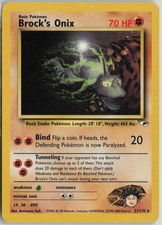 Brock's Onix 21/132 Rare Gym Heroes Pokemon Unlimited Lightly Played on eBay