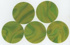 Moving Motion Gold and Green Color 2 1/2  inch 1980s Thin VARI-VUE Lenticulars
