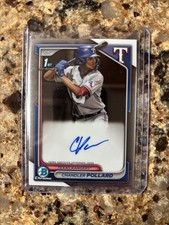 2024 Bowman Chrome Chandler Pollard Auto 1st #CPA-CP Texas Rangers