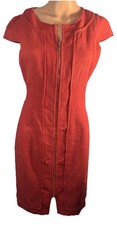 Gently Preloved CH Carolina Herrera zipped shift dress, US size 4 (UK 8-10)