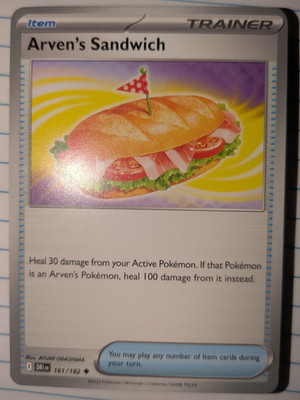 Pokémon TCG Arven s Sandwich Destined Rivals SV10 161/182 NM/M