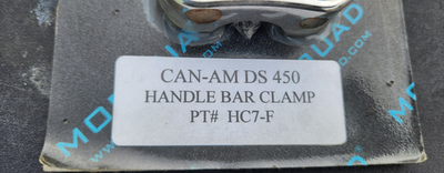 CAN-AM DS 450 BILLET ALUMINUM BAR CLAMP HANDLEBAR HANDLE HC7-F 37