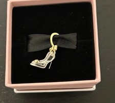 2026 Disney Parks Princess Cinderella Glass Slipper Shoe Dangle Pandora Charm