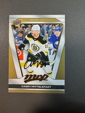 2025-26 Upper Deck MVP Gold Script SP Casey Mittelstadt Bruins