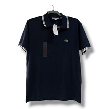 Lacoste Classic Fit Polo Shirt -Navy Blue- 4-M New With Tags