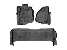 Weathertech Floorliner For 2012-2016 Ford Super Duty - 1st 2nd Row Black