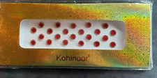 Kohinoor Red Bindi Temporary Press-On Tattoo Stickers Small Circle