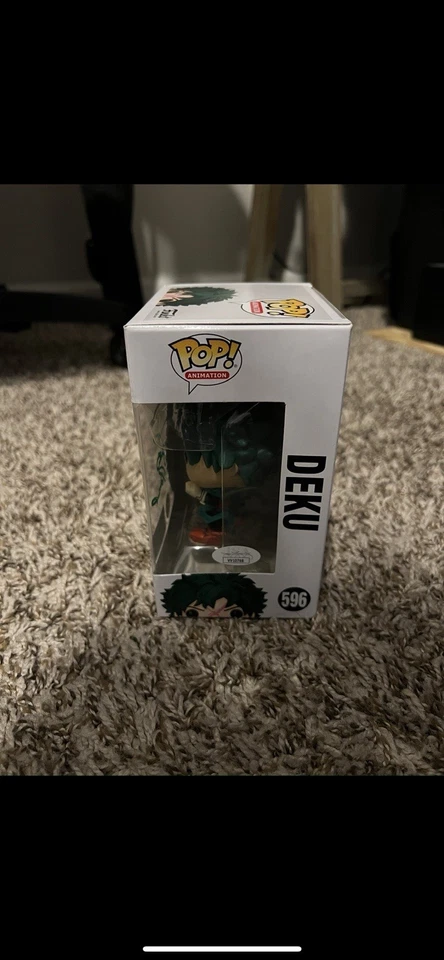 Deku Funko Pop (Glow-in-The-Dark) - Signed By Justin Briner - Image 3 of 4