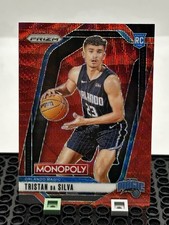 2024-25 Panini Prizm Monopoly - Tristan da Silva #48 Ruby Wave Prizm (RC)