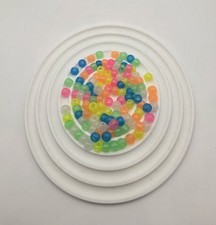 Glow in the Dark Pony Beads - Neon Luminous Beads for Jewelry, Kandi Crafts
