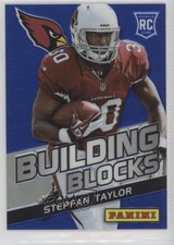2013 Panini Monster Box Prizm Building Blocks Blue Prizm Stepfan Taylor #21 r0m