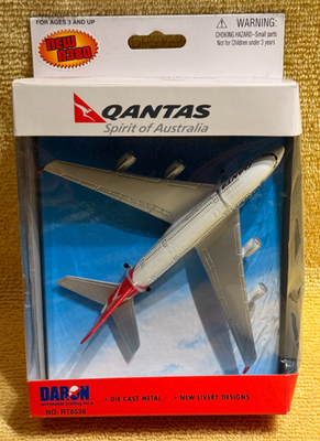 #ad Qantas Spirit of Australia Daron A380 Die Cast Metal Jet Airliner Plane NEW $9.95