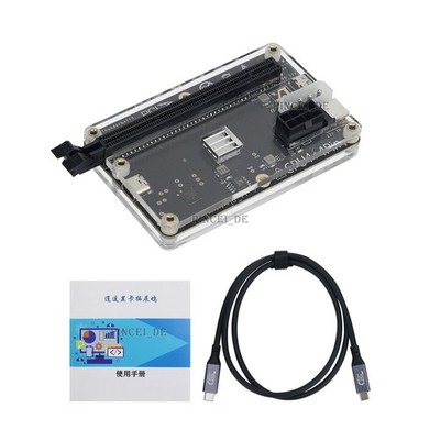 External Graphics Card Dock External GPU Dock+Data Cable for Thunderbolt 4 & 3 #