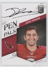 2018 Donruss Elite Pen Pals Josh Rosen #PP-JR Auto ht2