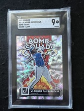 2022 Donruss Bomb Squad Silver 61/349 Vladimar Guerrero Jr. #BS-2 SGC 9🔥⚾️🔥
