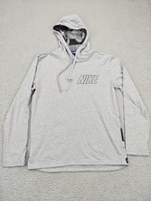 Nike Hoodie Shirt Mens Medium Gray Camo Pullover Long Sleeve Athletic 833873-063