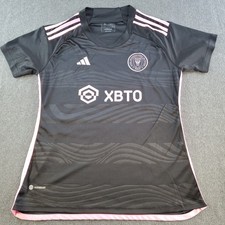 Adidas Soccer Jersey Women's Inter Miami CF Diana #10  Black Size XL Slim-Fit