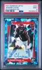 2021 DONRUSS OPTIC #207 Ja'MARR CHASE ROOKIE AUTOGRAPH ICE /15 PRIZM MINT PSA 9
