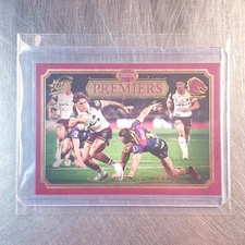 2025 Select NRL Brisbane Broncos Premiers Card PCG21 Reece Walsh Try