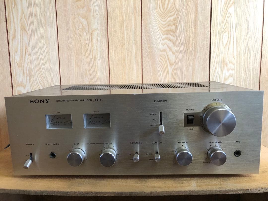 Sony Ta-11 Stereo Integrated Amplifier Vintage Audio Receiver Hi