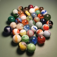 Lot Of 42 Marbles