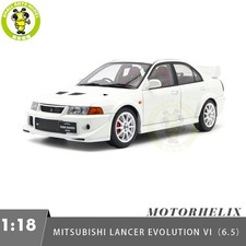 1/18 MOTORHELIX Mitsubishi Lancer EVO VI GSR T.M.E. White Diecast Model Car