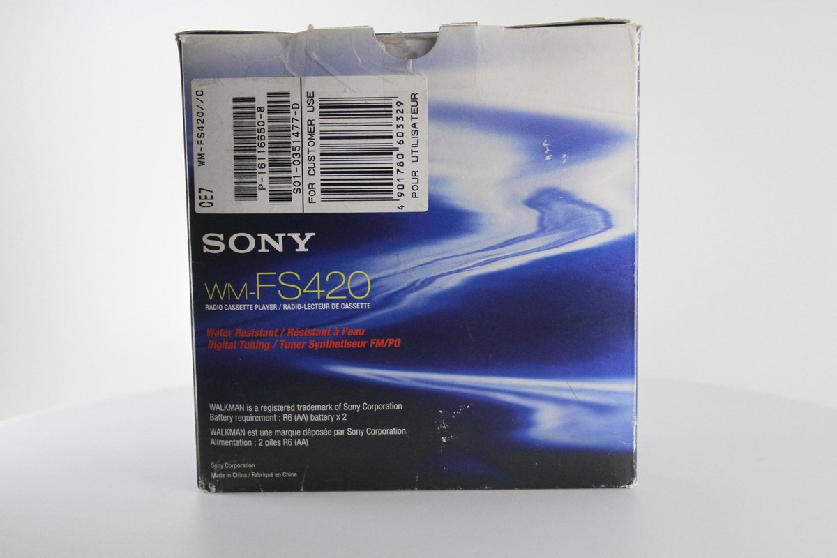 Sony WMFS420 Walkman Auto-Reverse Portable Cassette Player (WM