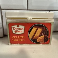 Fisher Price Fun With Food 1988 Yellow Cake Mix Container Cake Baking Fun