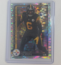 Topps 2025 Chrome Patrick Queen Pittsburgh Steelers #260 Football Parallel Card