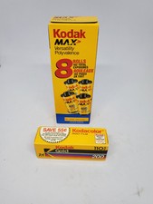 Kodak Max 400 4 x 24 And 200 1x24 Exposure Versatility 35mm Film 02/2006 04/95