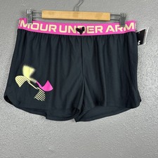NWT Under Armour Youth Girls Loose Play Up Shorts Size XL Basketball Summer Gym