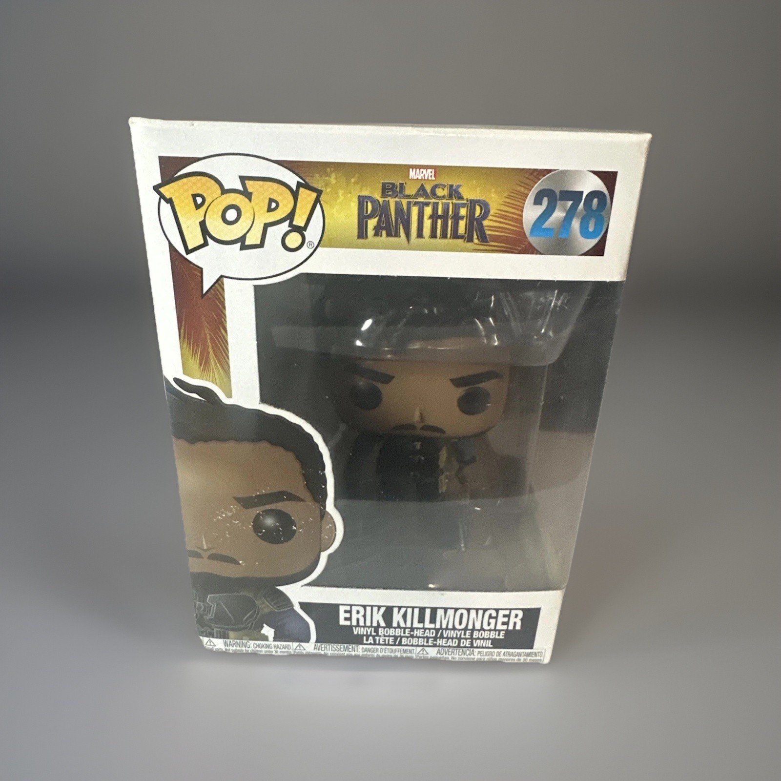 Funko Pop! Marvel Black Panther Erik Killmonger Masked Figur