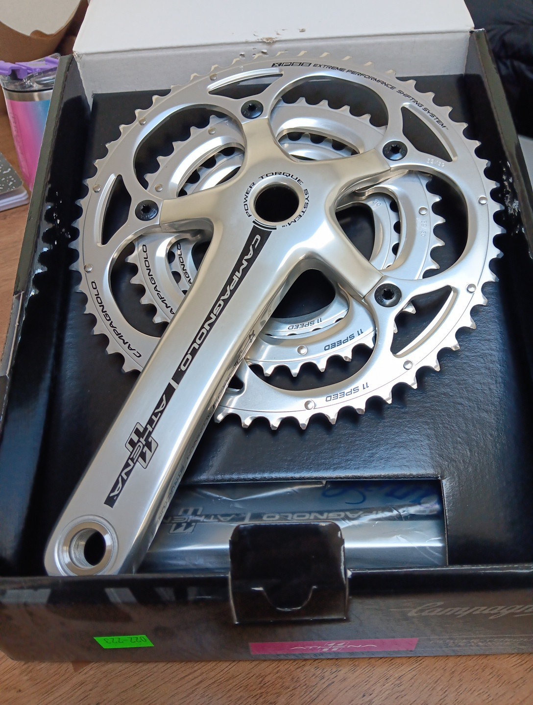 Campagnolo Athena Triple Crankset