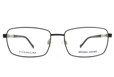 Michael Adams Brille Rahmen MA-628T BLACK Rechteckig Draht Felge 58-18-150