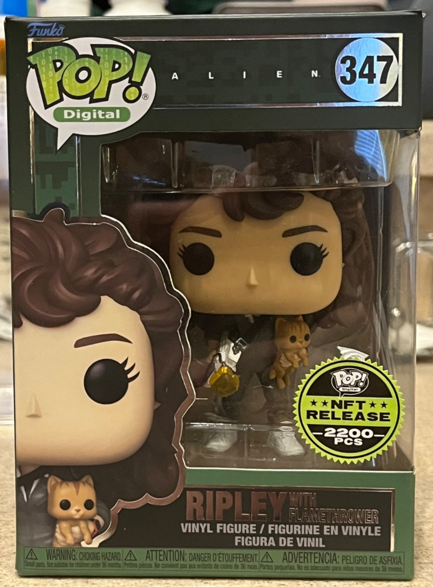 エイリアン　ケナー社　リプリー／エイポン／ドレイク／ヒックス／ビショップ Funko Nft Pop! Vinyl: Alien - Ripley with Flamethrower (Digital