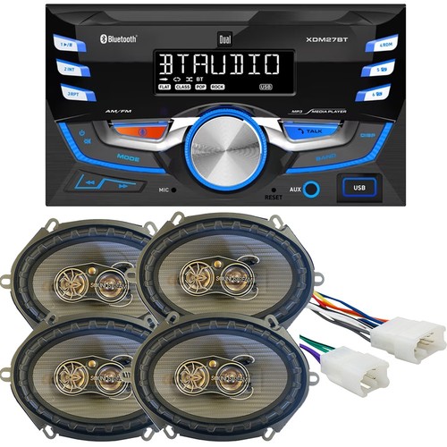 Dual XDM27BT AM/FM Radio Car Stereo Speakers set for 1998-2004 Toyota Tacoma