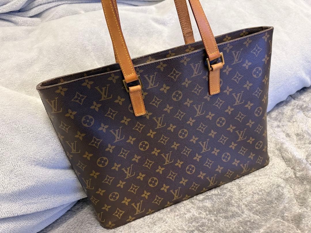 LOUIS VUITTON Luco Tote Bag Handbag M51155 Monogram Brown Women's Auth