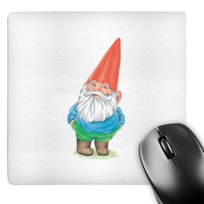 3dRose LLC 8 x 8 x 0.25 Inches Mouse Pad, Gnome 8L x 8W inches, Multicolor